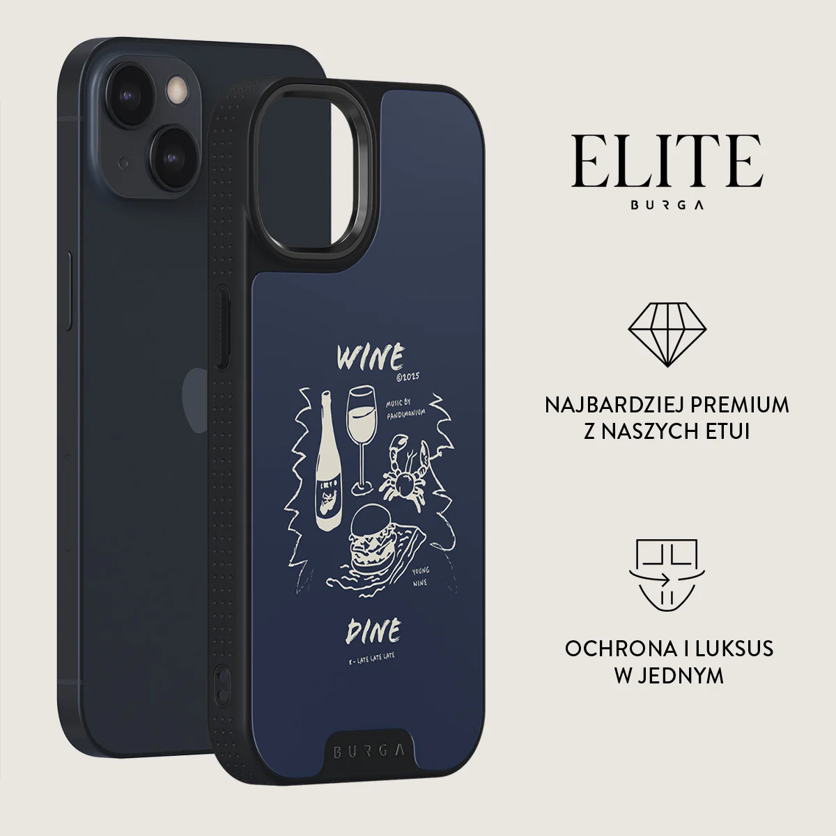Wine & Dine - iPhone 14 Plus Etui - Image 13
