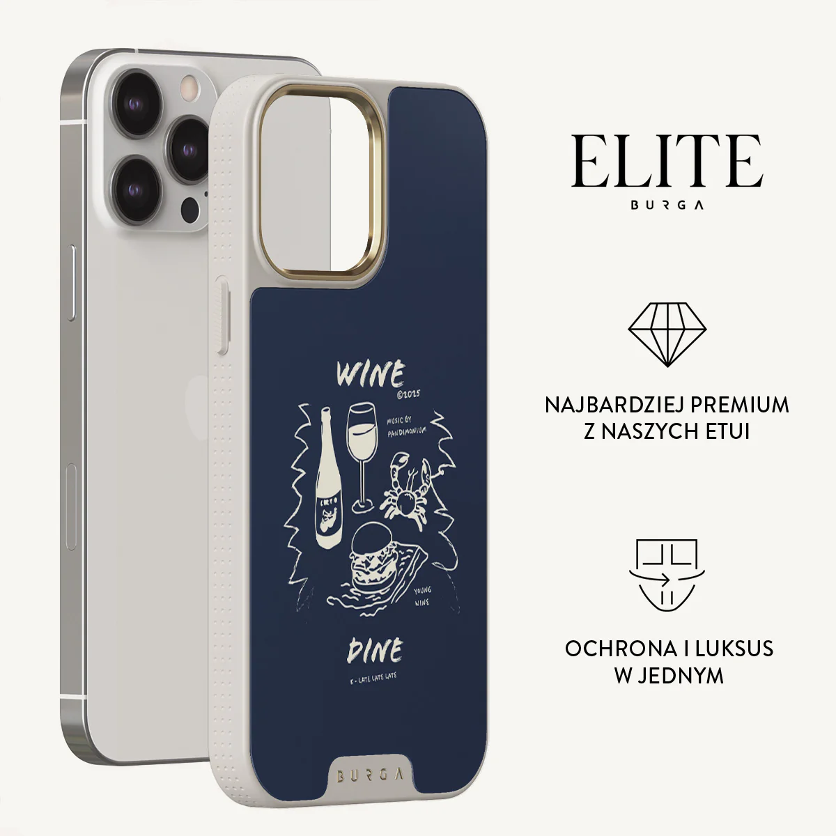 Wine & Dine - iPhone 14 Pro Max Etui - Image 20