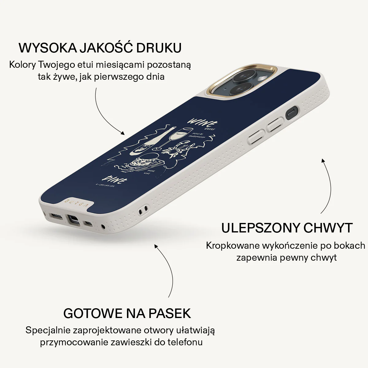 Wine & Dine - iPhone 15 Etui - Image 23