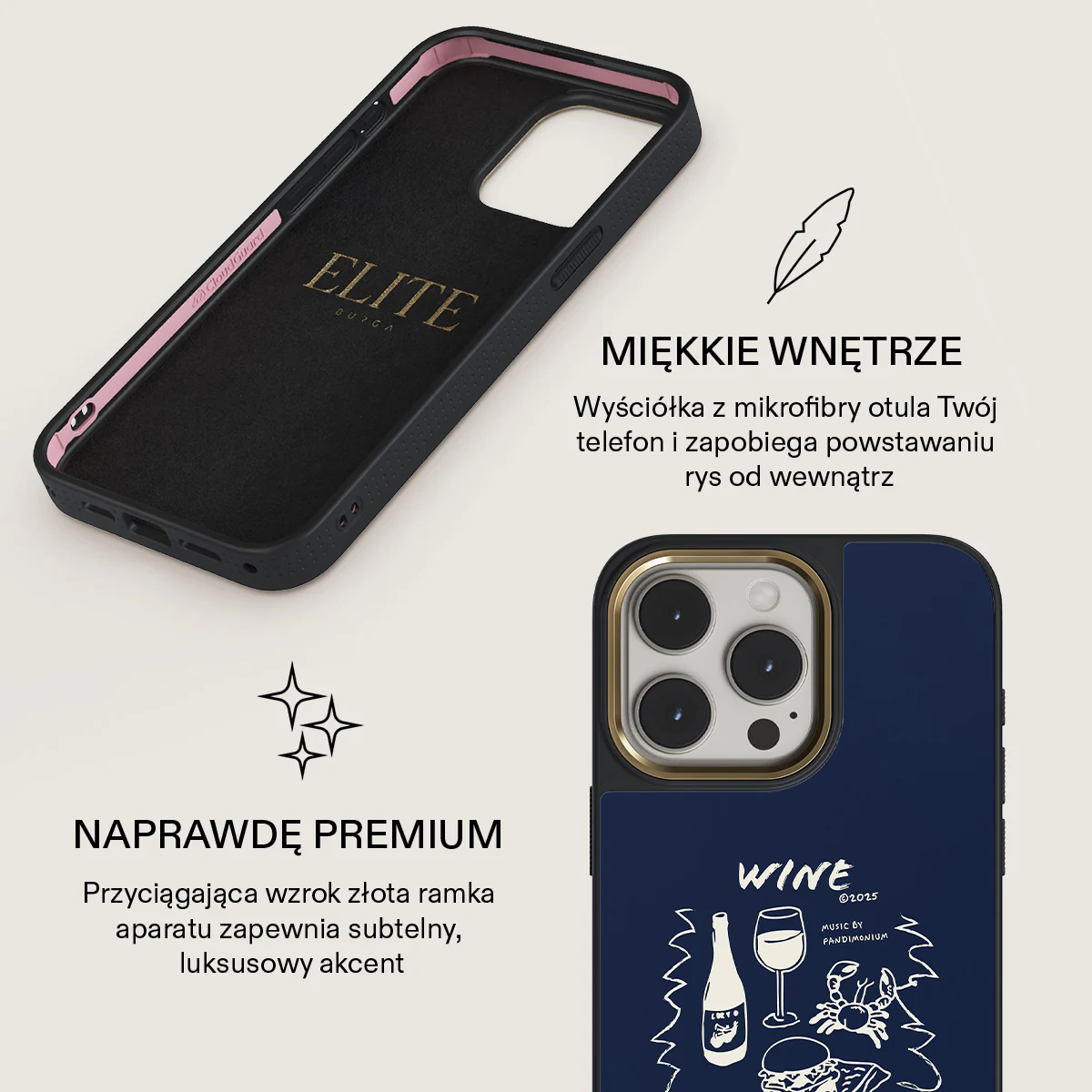 Wine & Dine - iPhone 15 Pro Etui - Image 10