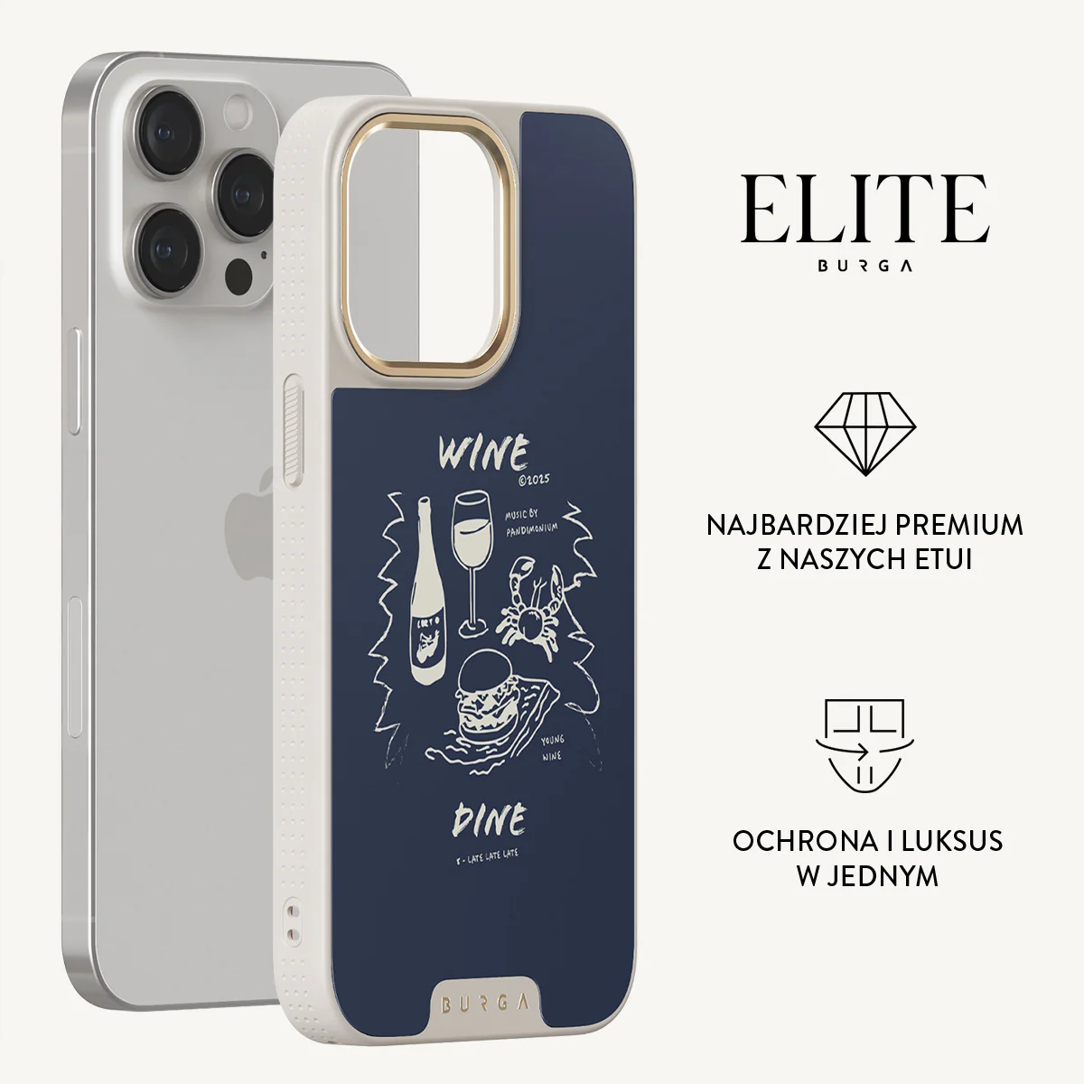 Wine & Dine - iPhone 15 Pro Etui - Image 20