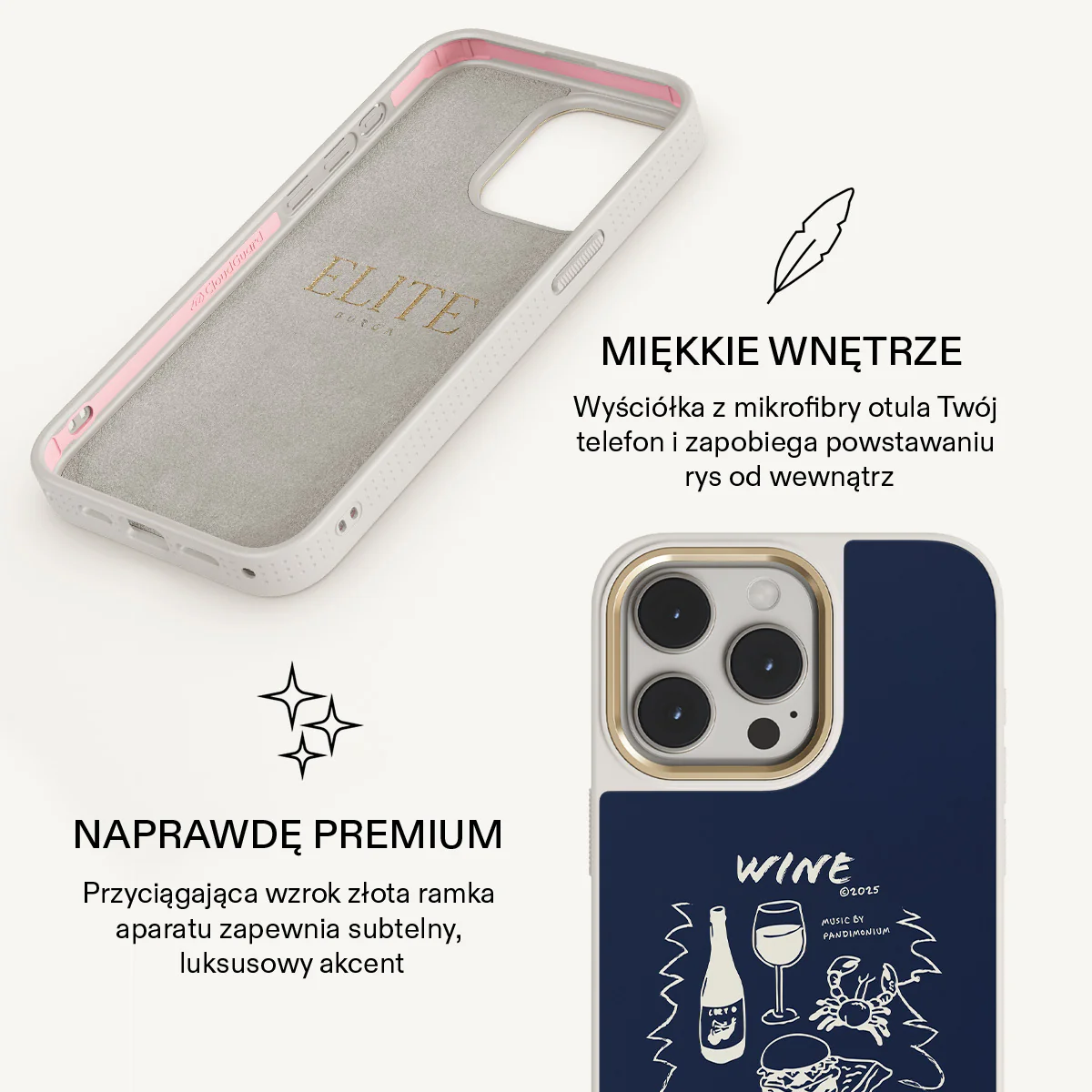 Wine & Dine - iPhone 15 Pro Max Etui - Image 24