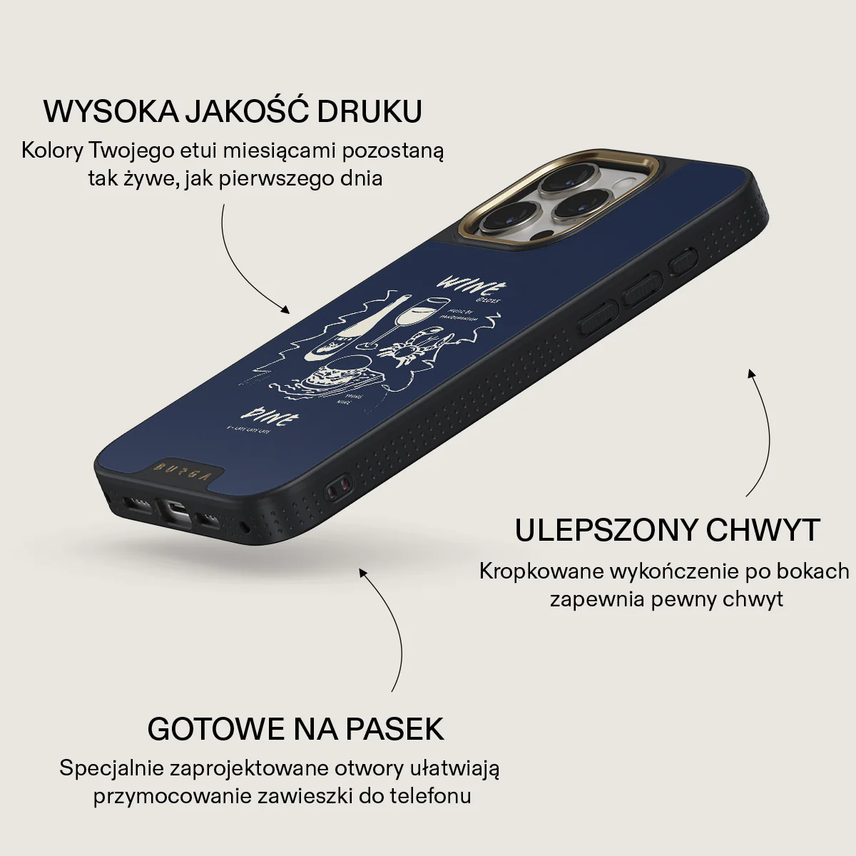 Wine & Dine - iPhone 15 Pro Max Etui - Image 9