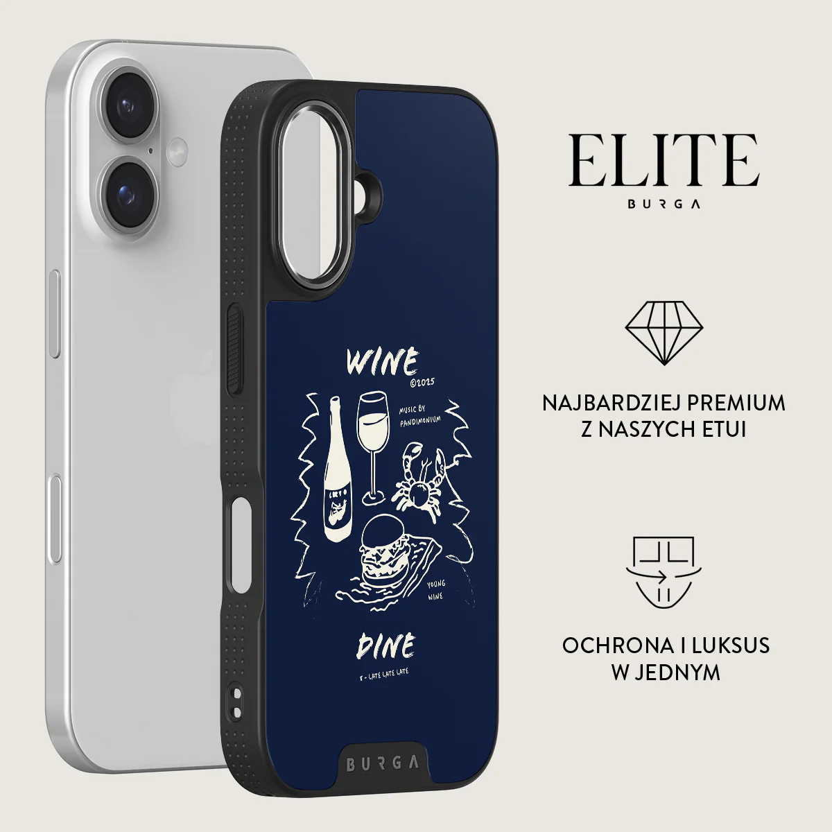 Wine & Dine - iPhone 16 Etui - Image 14
