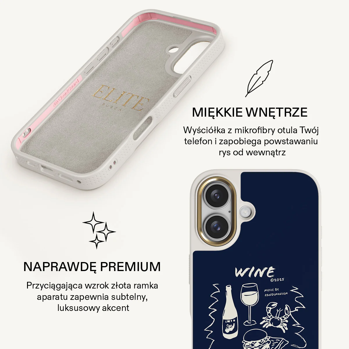Wine & Dine - iPhone 16 Etui - Image 25