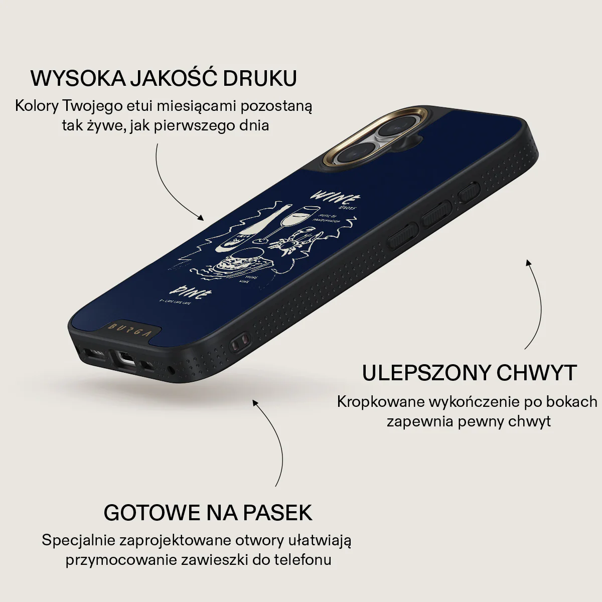Wine & Dine - iPhone 16 Plus Etui - Image 10