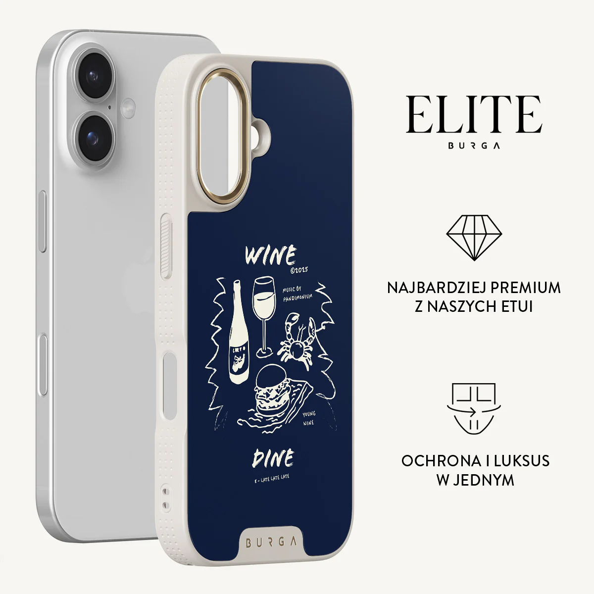 Wine & Dine - iPhone 16 Plus Etui - Image 21
