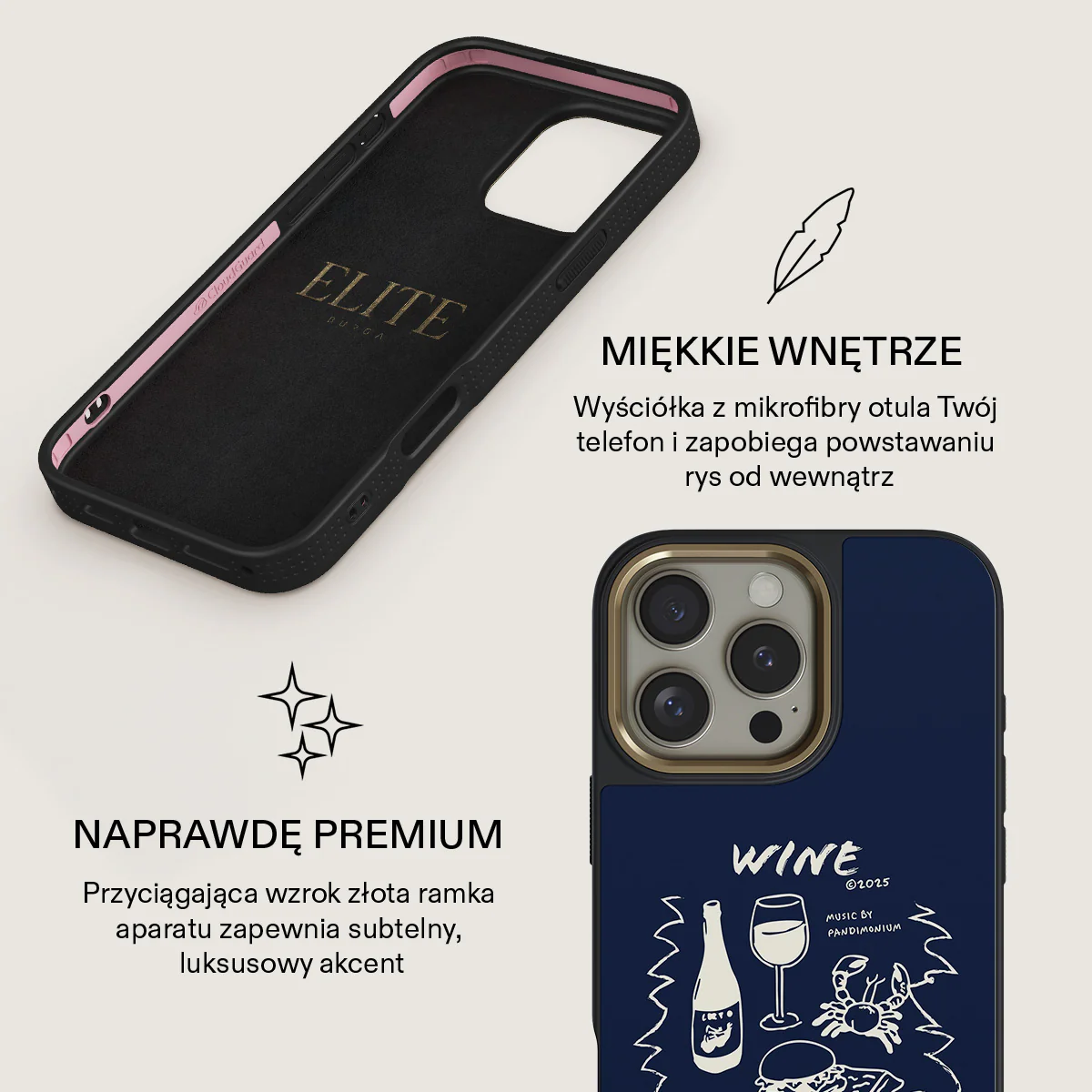 Wine & Dine - iPhone 16 Pro Etui - Image 11