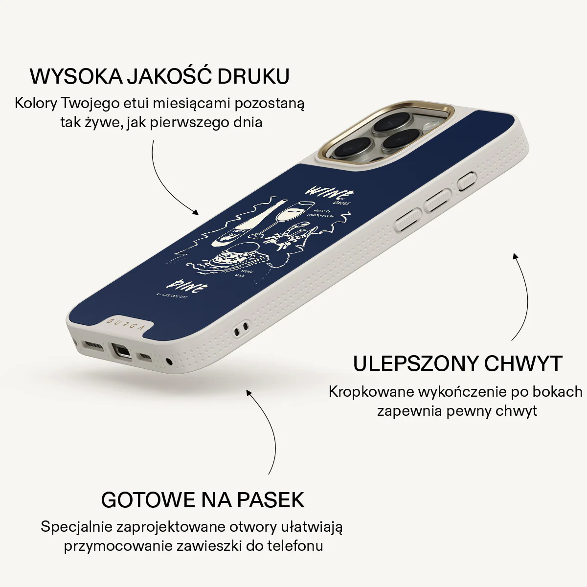 Wine & Dine - iPhone 16 Pro Etui - Image 24
