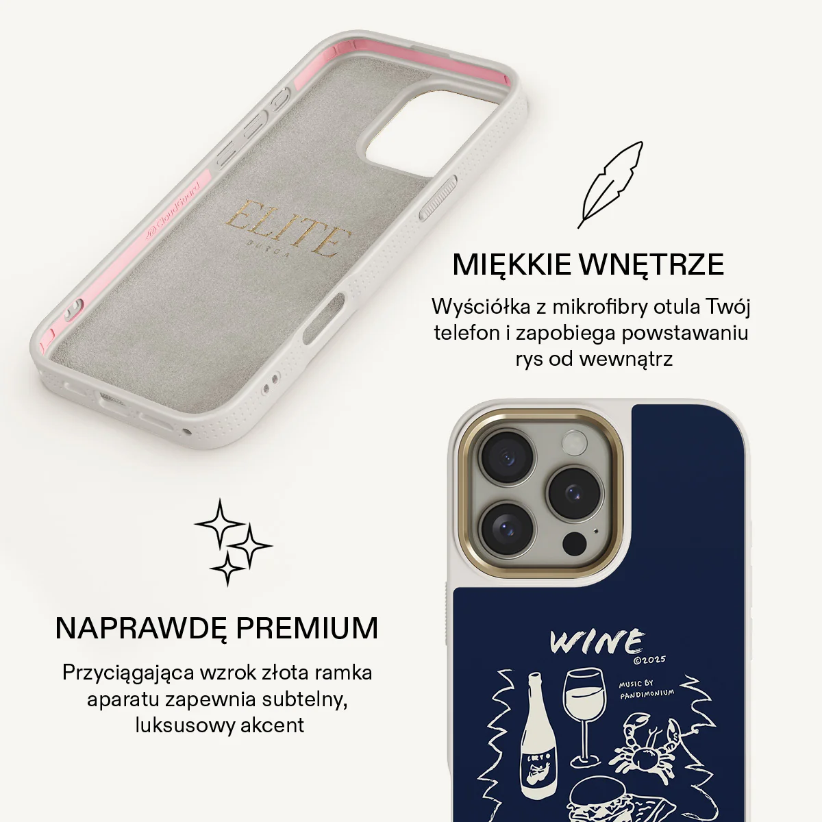 Wine & Dine - iPhone 16 Pro Etui - Image 25