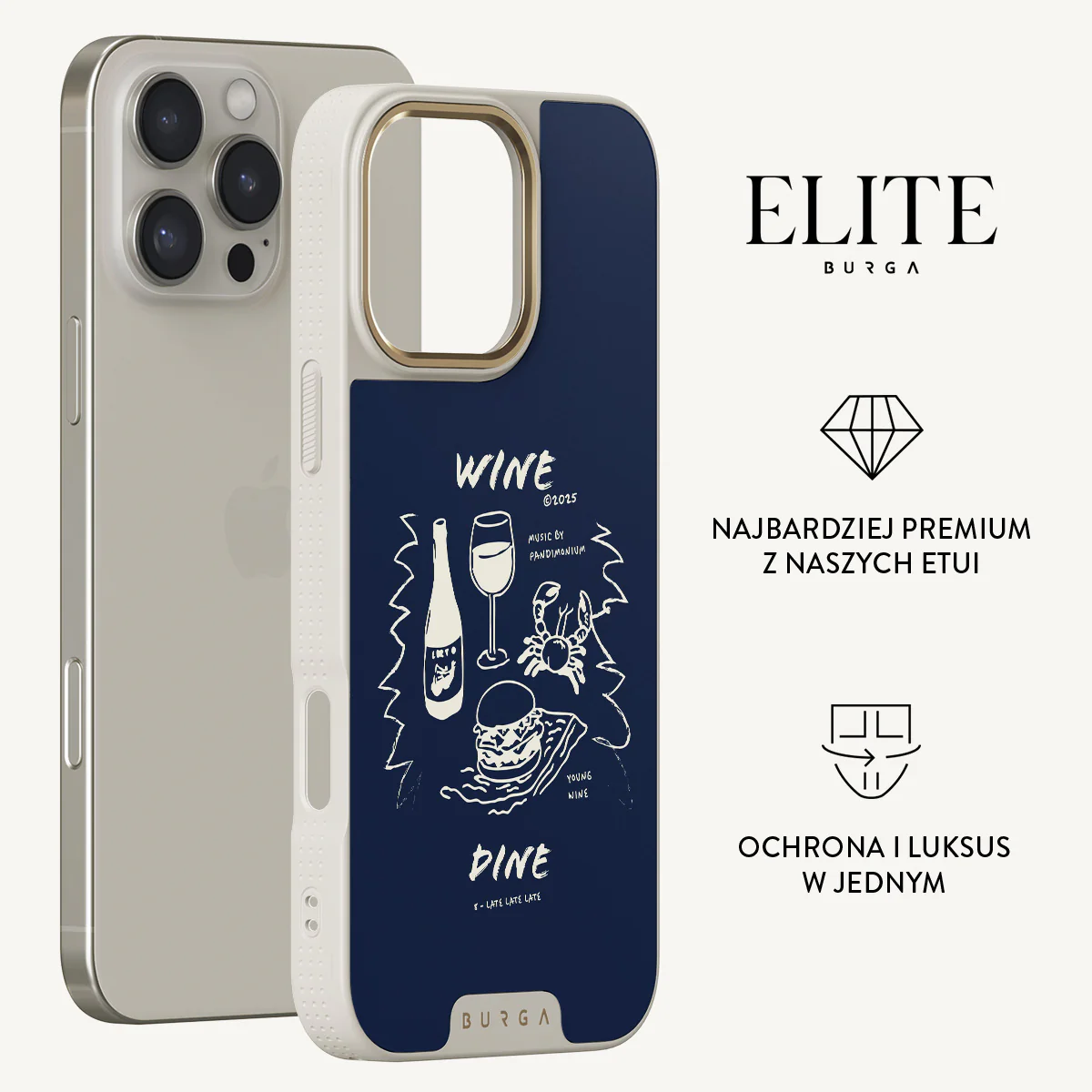Wine & Dine - iPhone 16 Pro Max Etui - Image 21