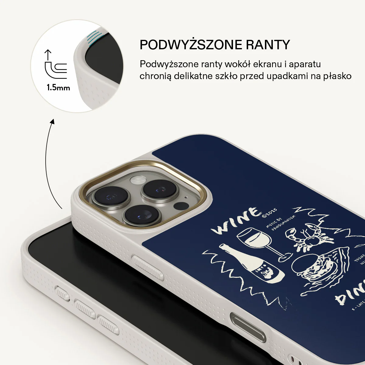 Wine & Dine - iPhone 16 Pro Max Etui - Image 23