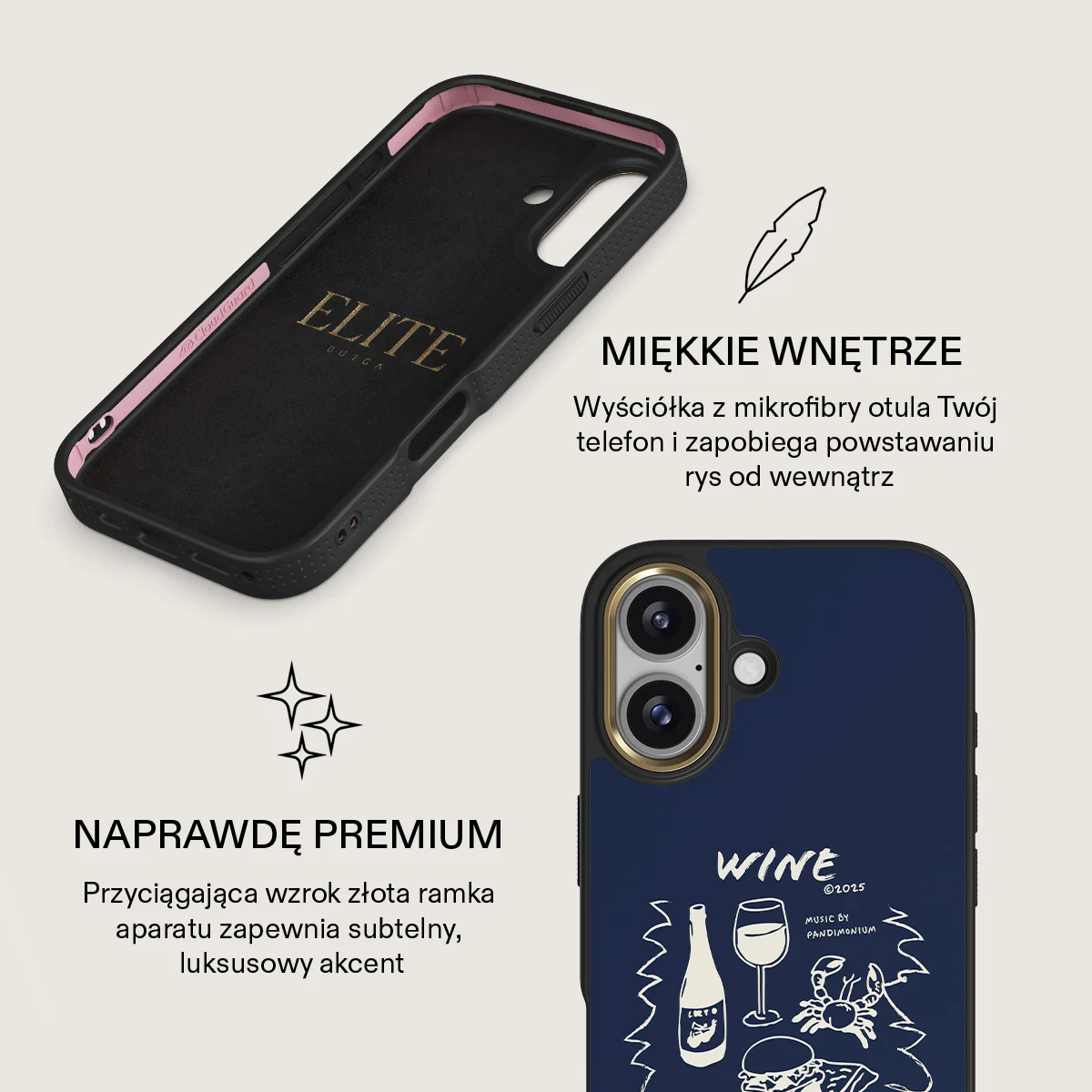 Wine & Dine - iPhone 17 Etui - Image 10