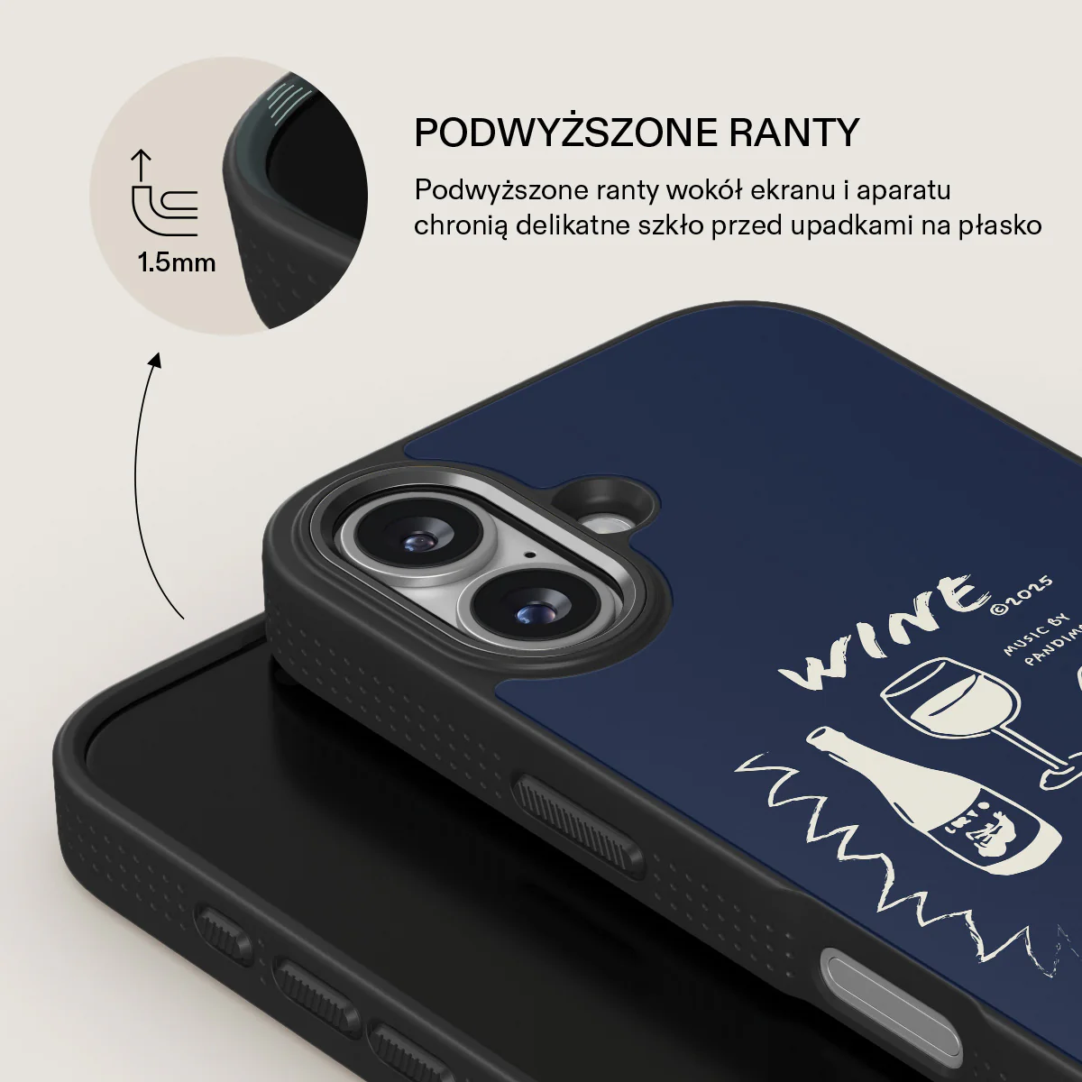 Wine & Dine - iPhone 17 Etui - Image 15