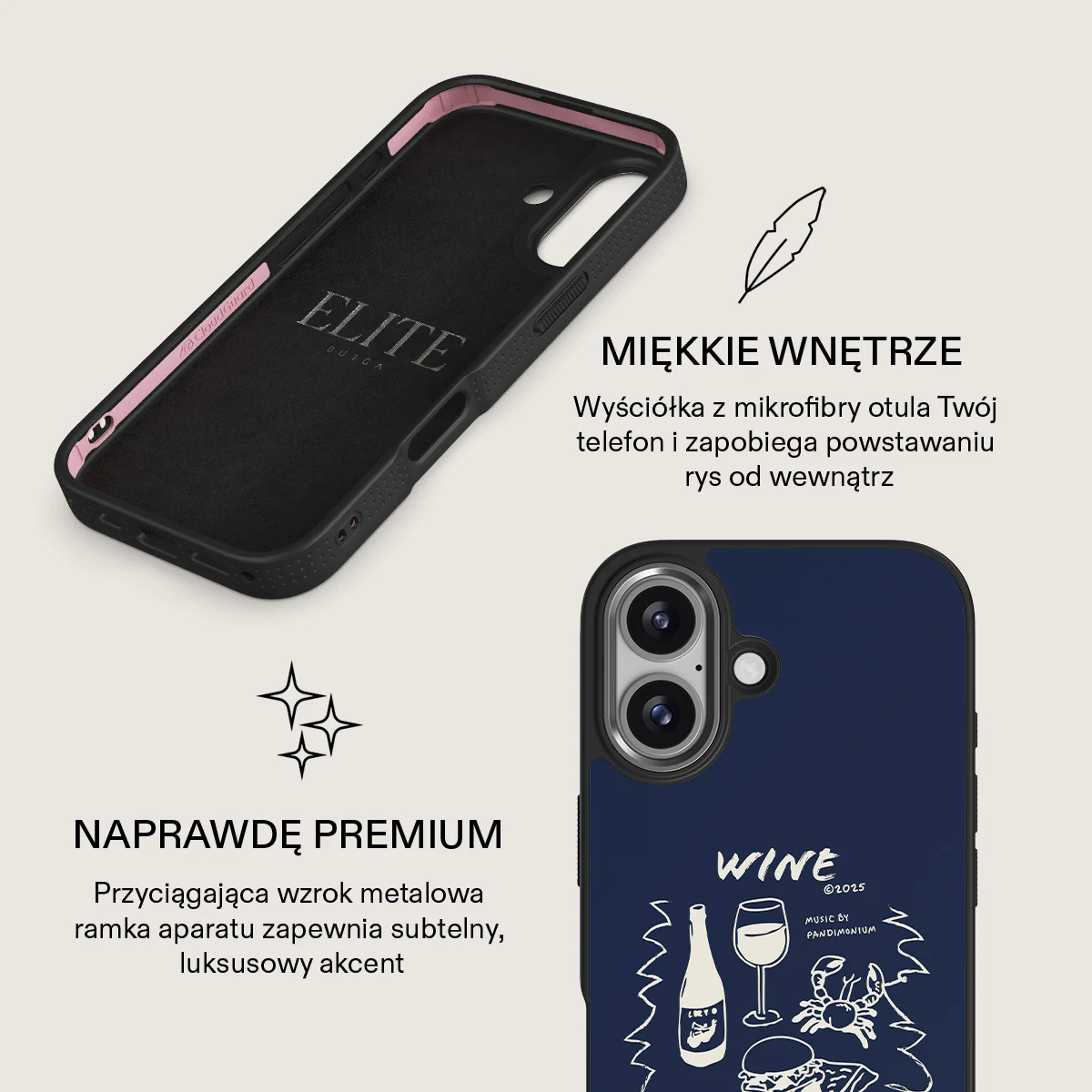 Wine & Dine - iPhone 17 Etui - Image 17