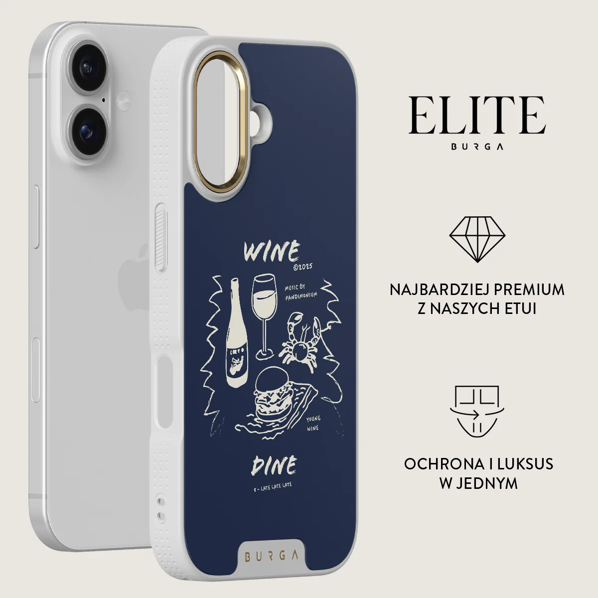 Wine & Dine - iPhone 17 Etui - Image 20