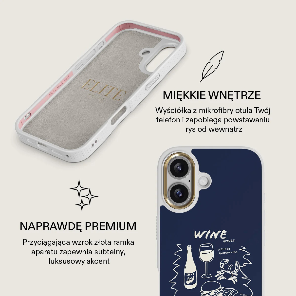 Wine & Dine - iPhone 17 Etui - Image 24