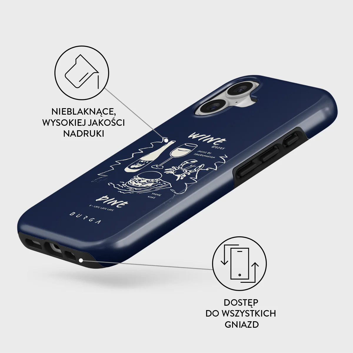 Wine & Dine - iPhone 17 Etui - Image 3