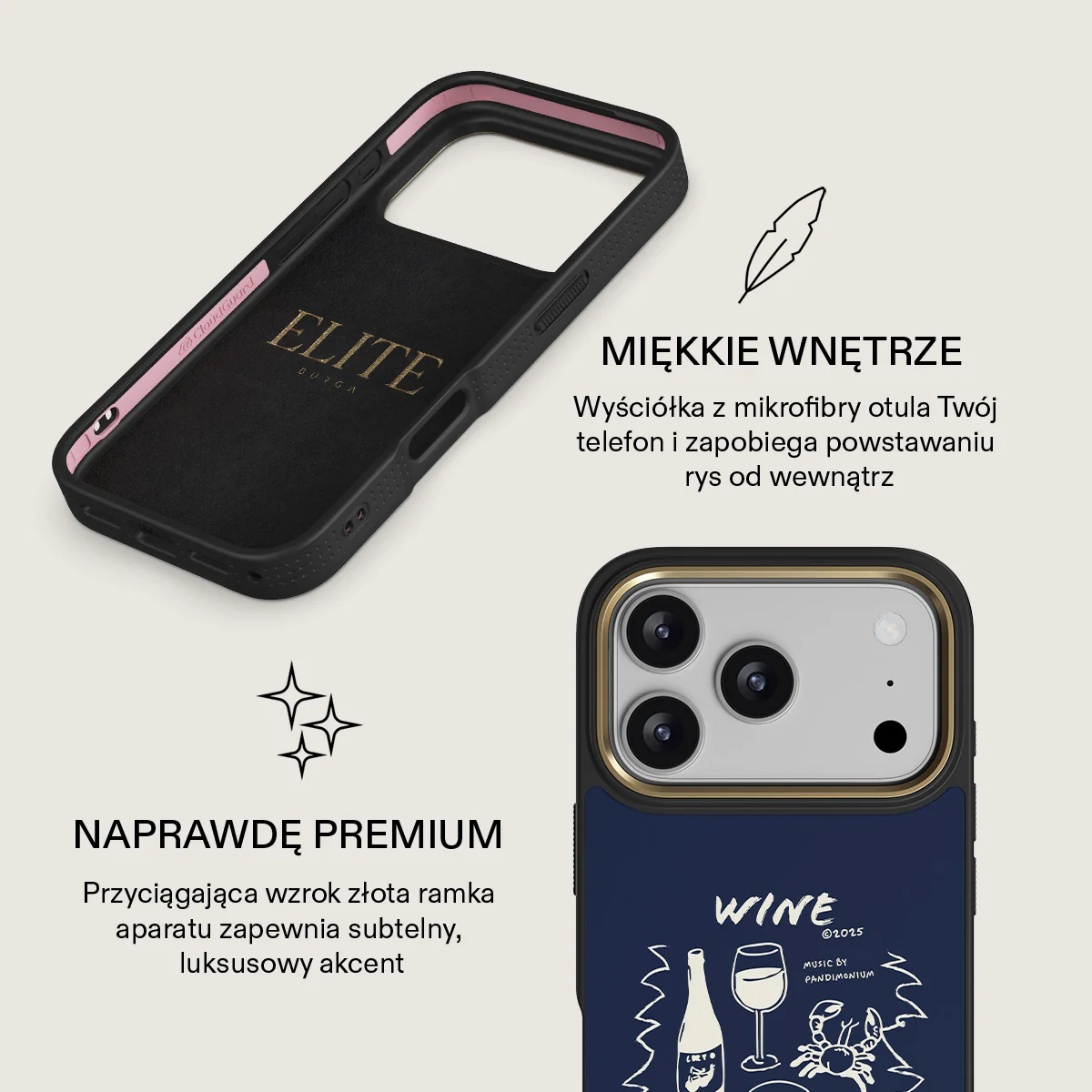 Wine & Dine - iPhone 17 Pro Etui - Image 10