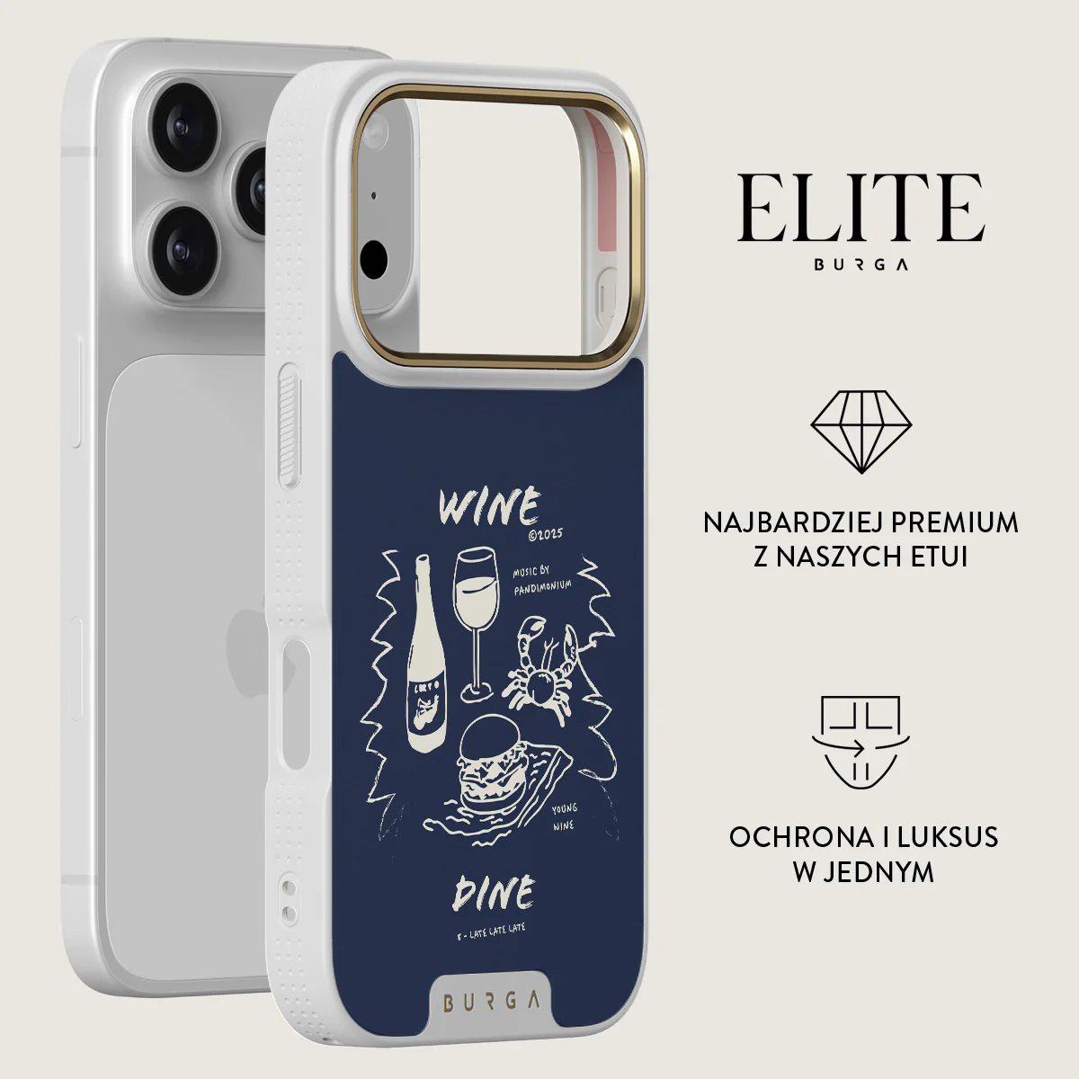 Wine & Dine - iPhone 17 Pro Etui - Image 20
