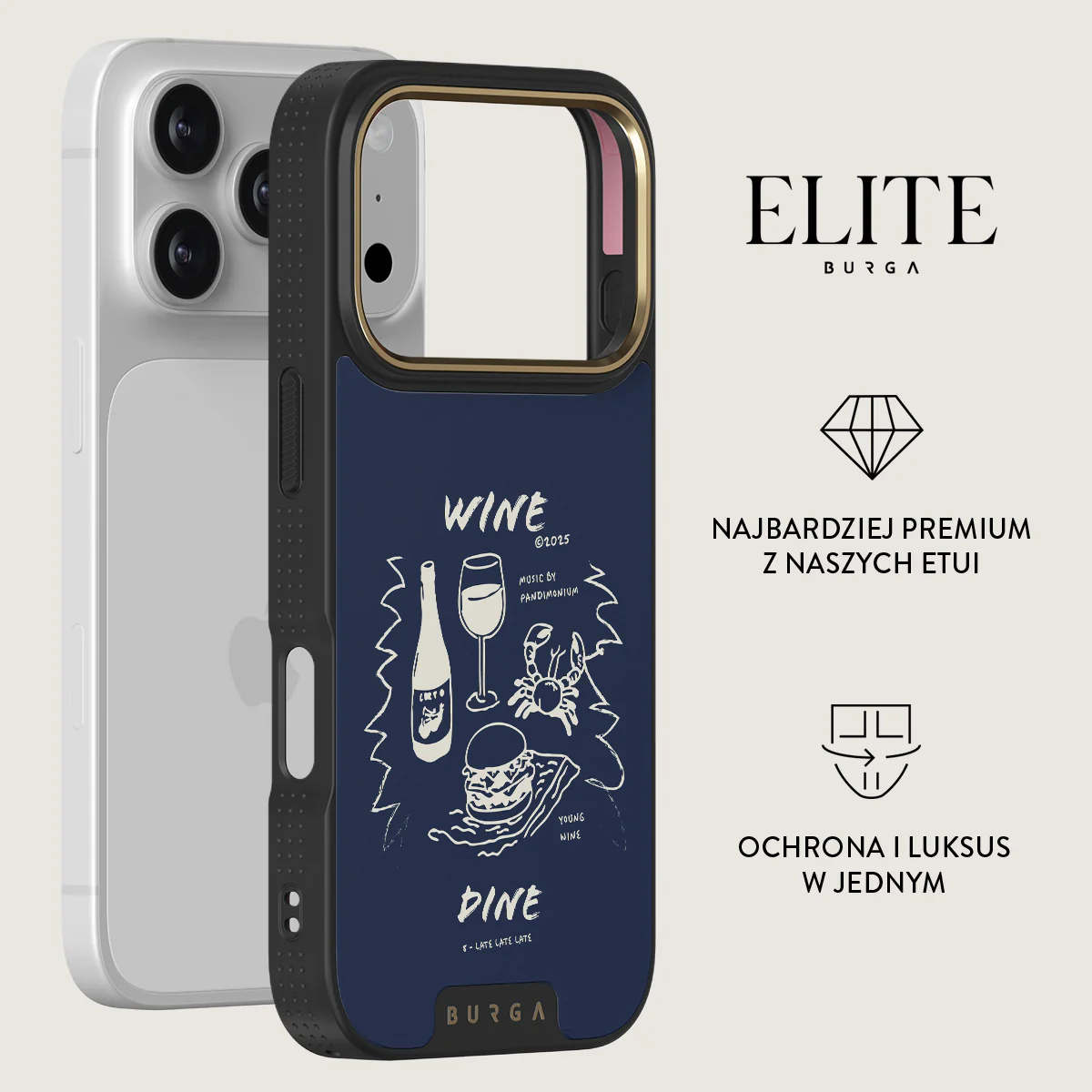 Wine & Dine - iPhone 17 Pro Etui - Image 6