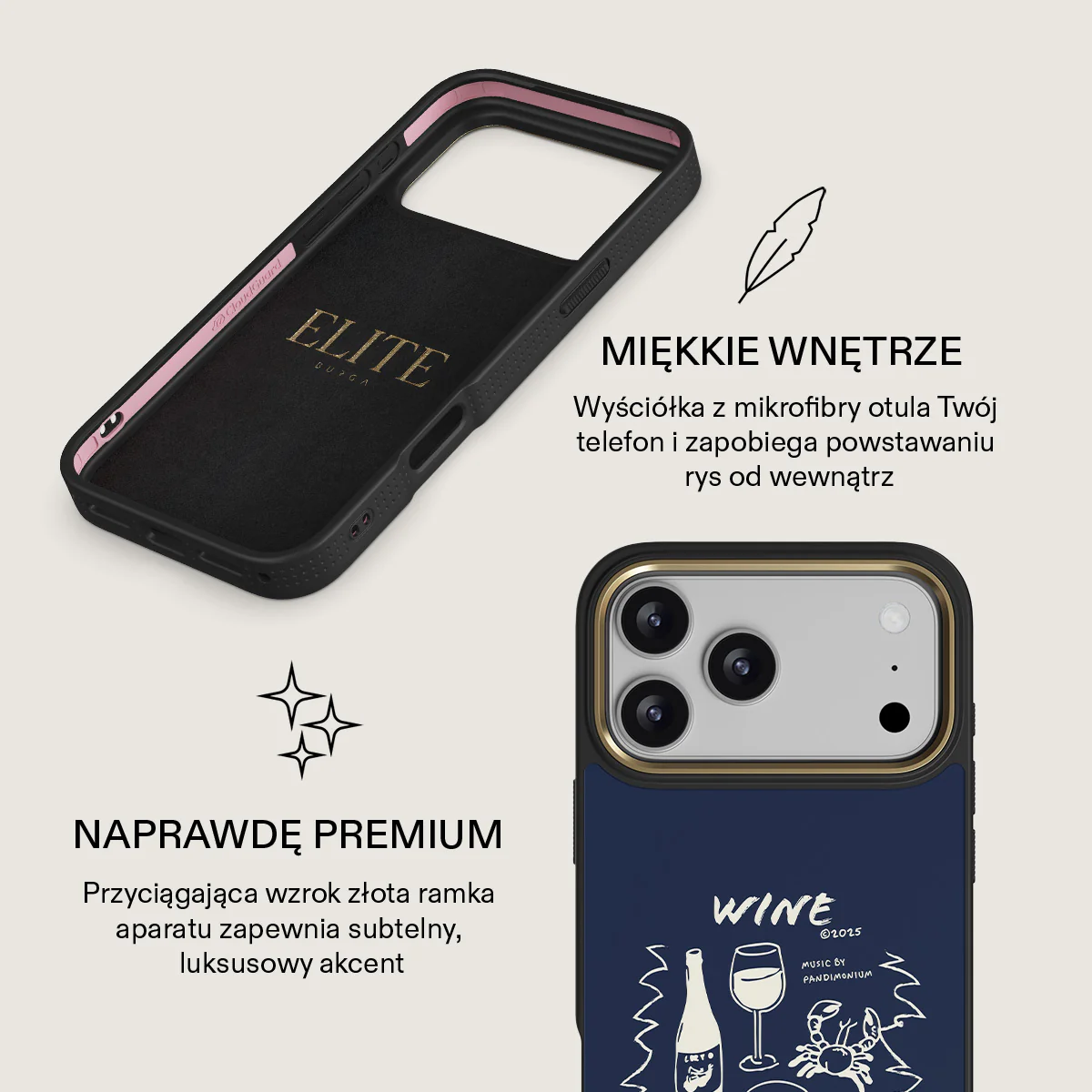 Wine & Dine - iPhone 17 Pro Max Etui - Image 10