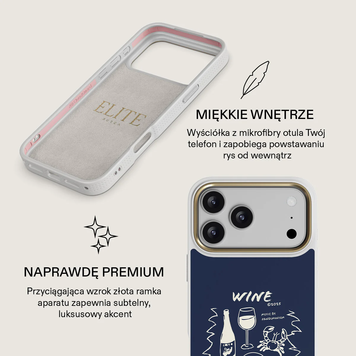 Wine & Dine - iPhone 17 Pro Max Etui - Image 24
