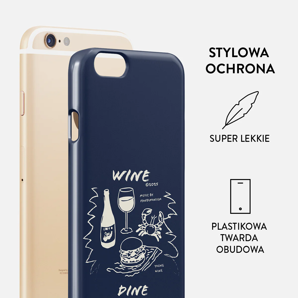 Wine & Dine - iPhone 6 / 6S Etui - Image 2