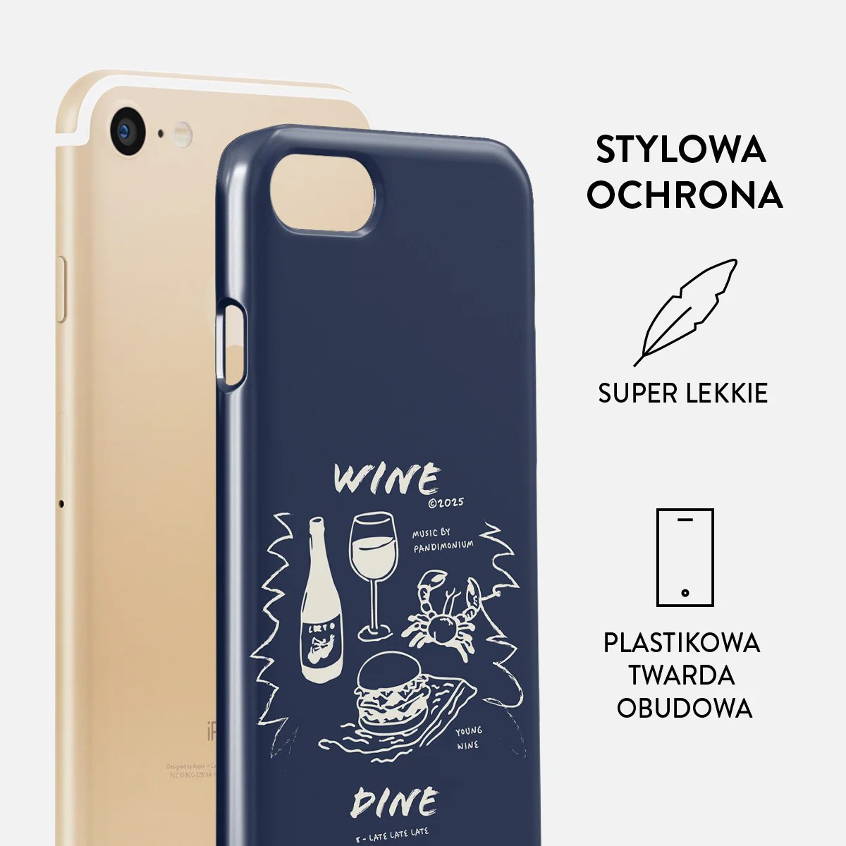 Wine & Dine - iPhone 7 / iPhone 8 Etui - Image 2