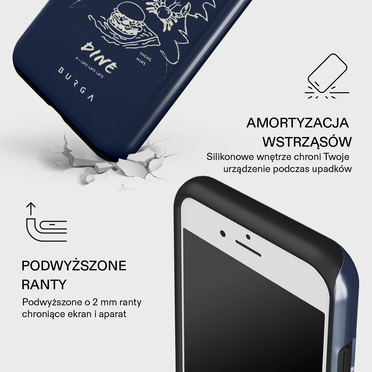 Wine & Dine - iPhone 7 / iPhone 8 Etui - Image 8
