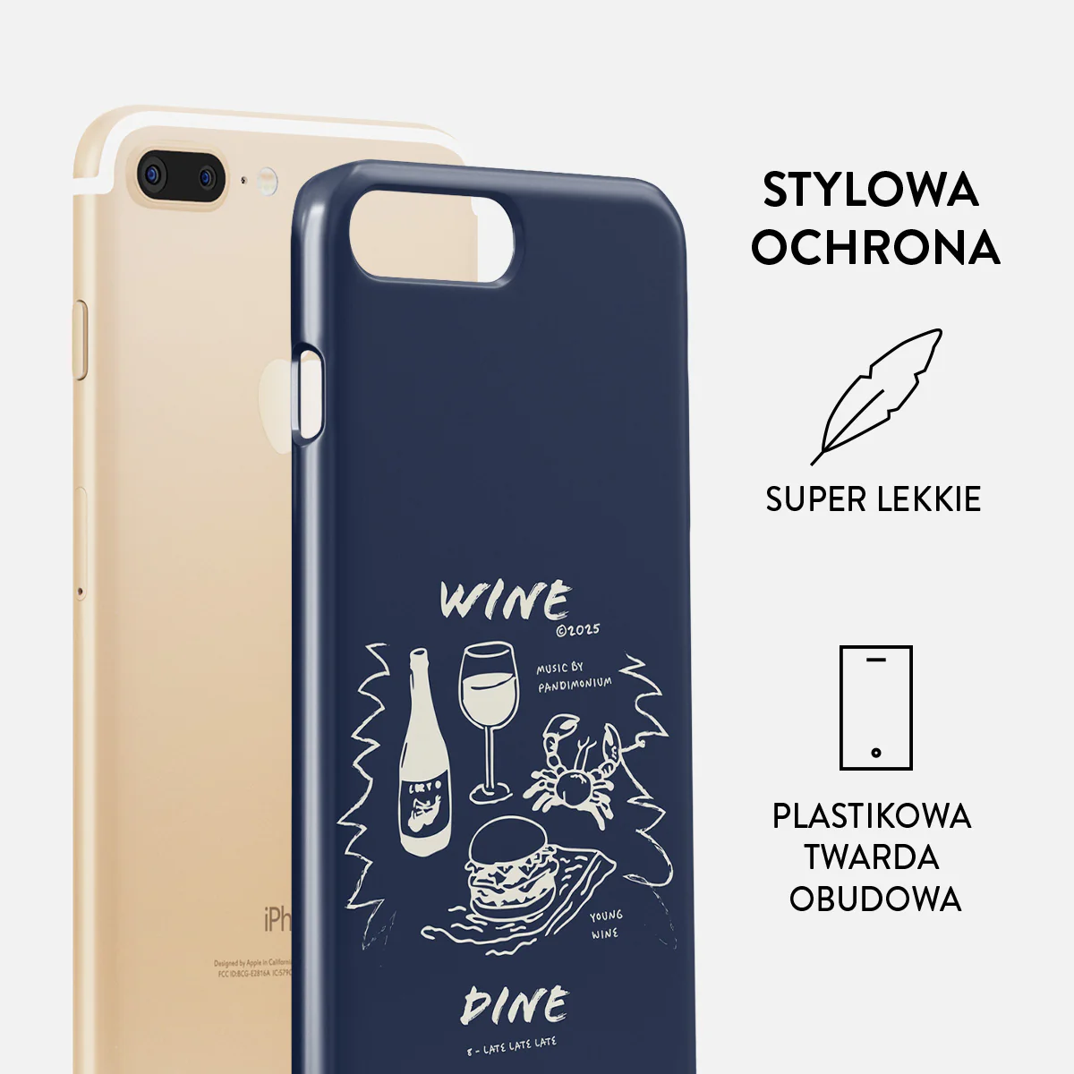 Wine & Dine - iPhone 7 Plus / 8 Plus Etui - Image 2
