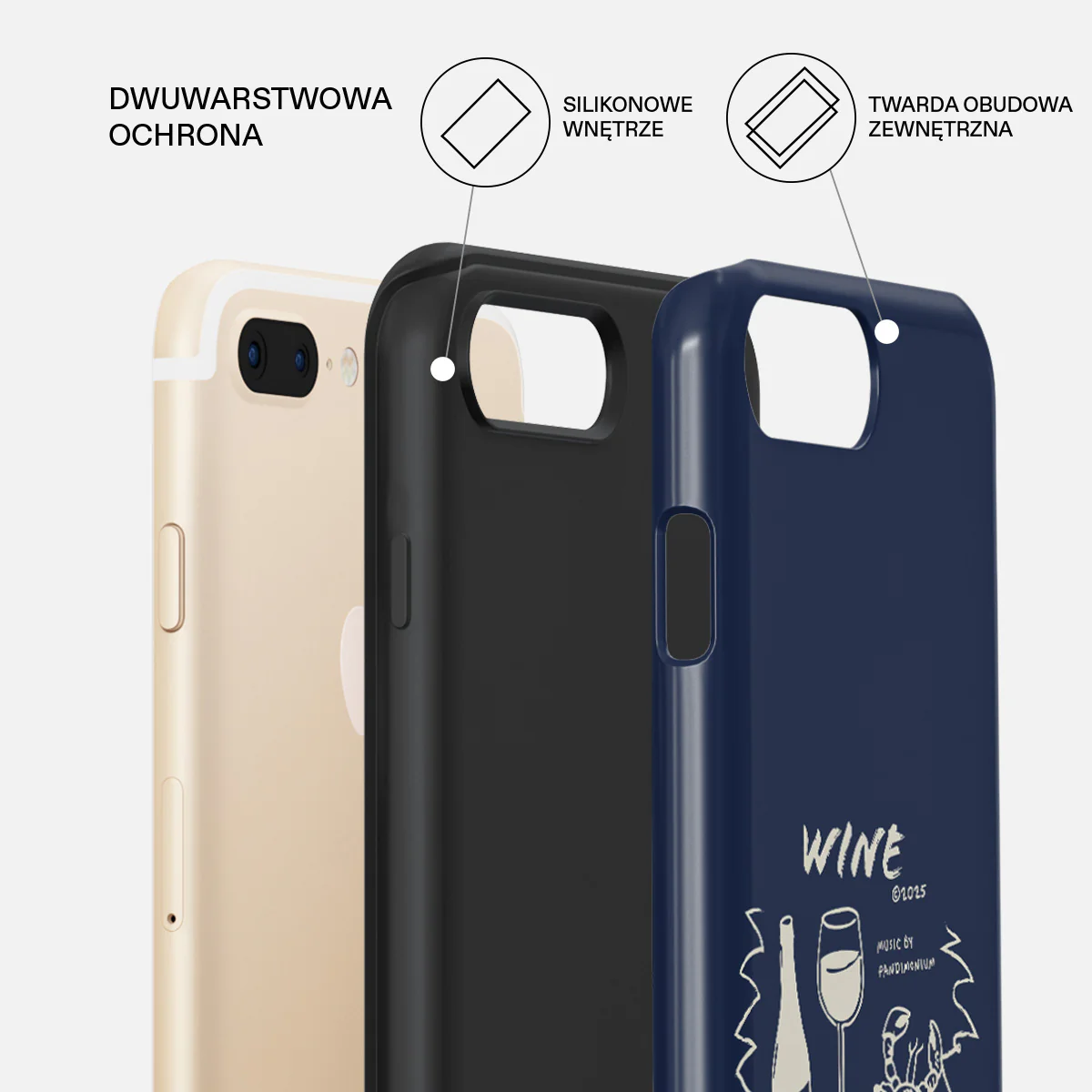 Wine & Dine - iPhone 7 Plus / 8 Plus Etui - Image 6