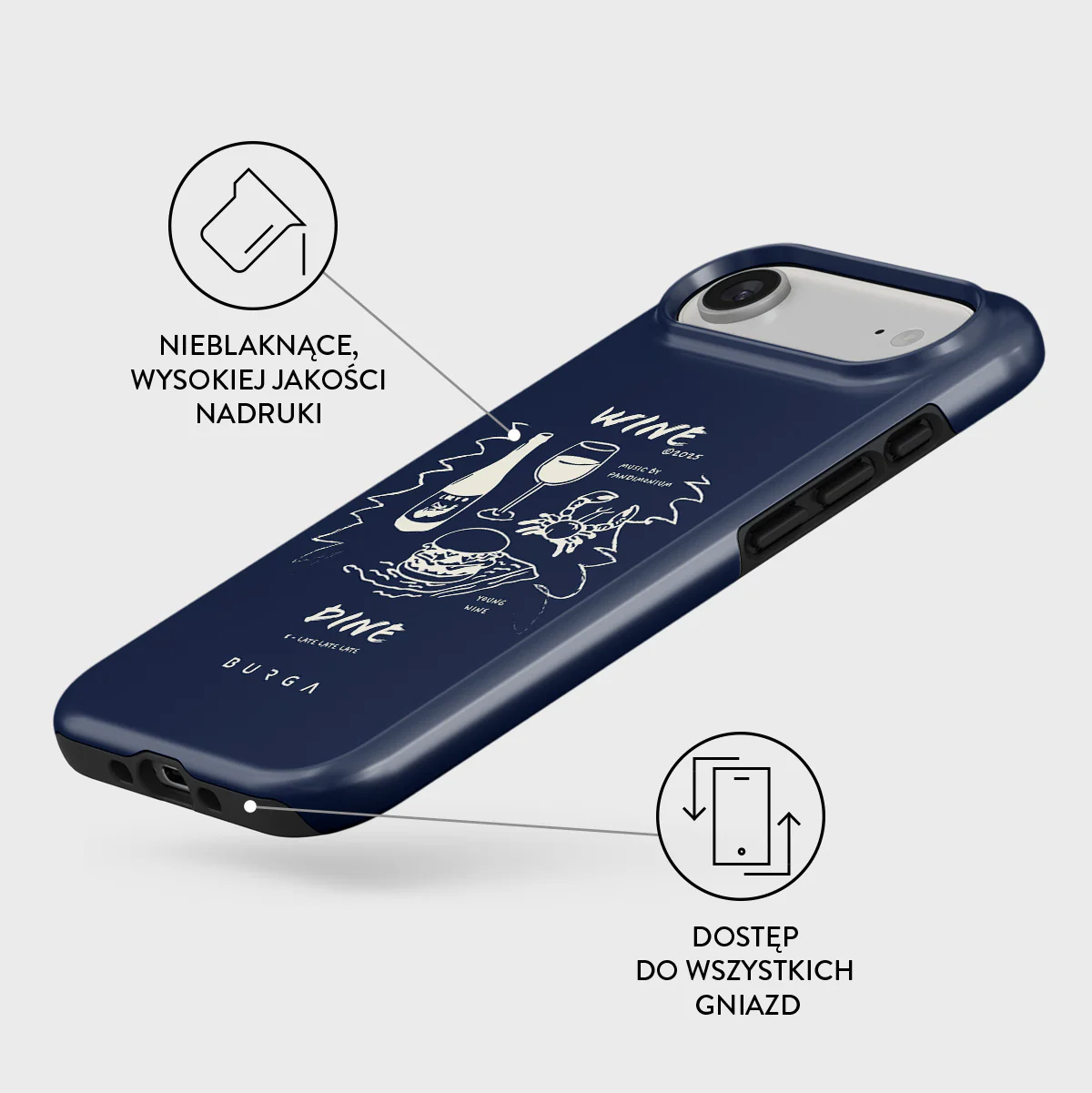 Wine & Dine - iPhone Air Etui - Image 3