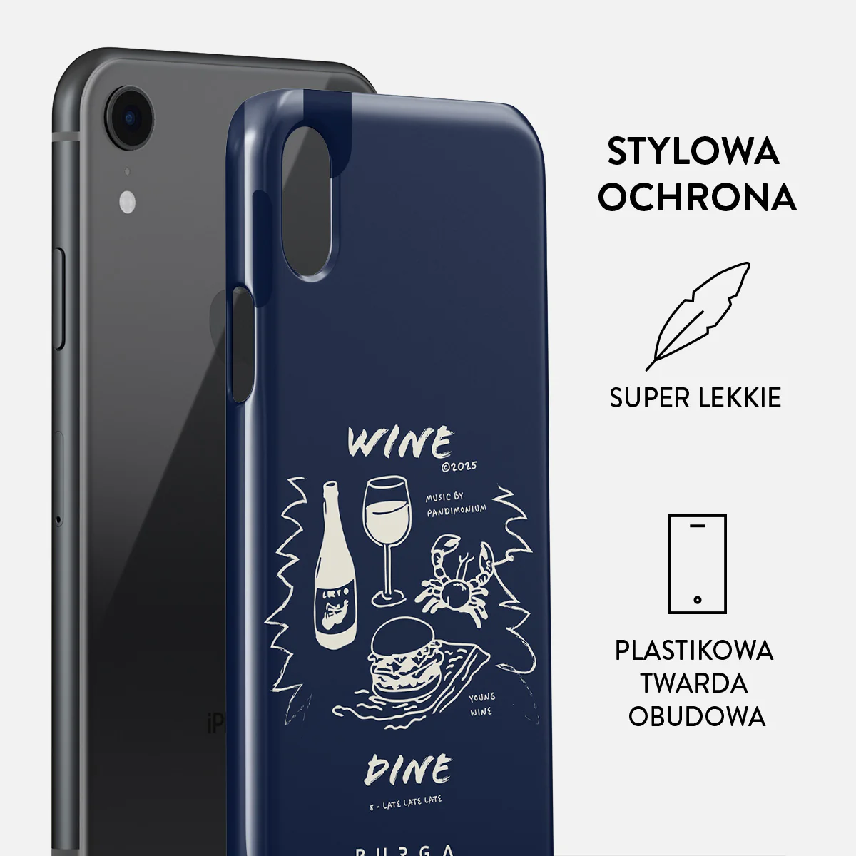 Wine & Dine - iPhone XR Etui - Image 2