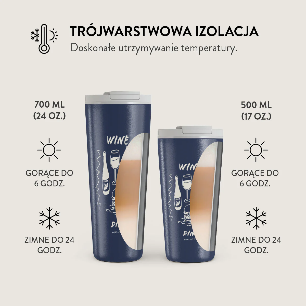 Wine & Dine - Kubek podróżny - Image 13
