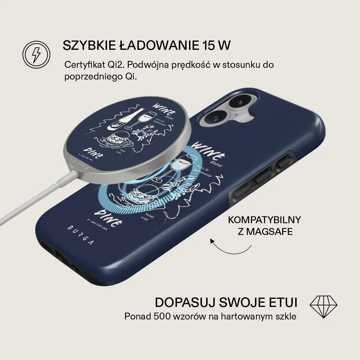 Wine & Dine - Magnetyczna ładowarka bezprzewodowa - Image 8