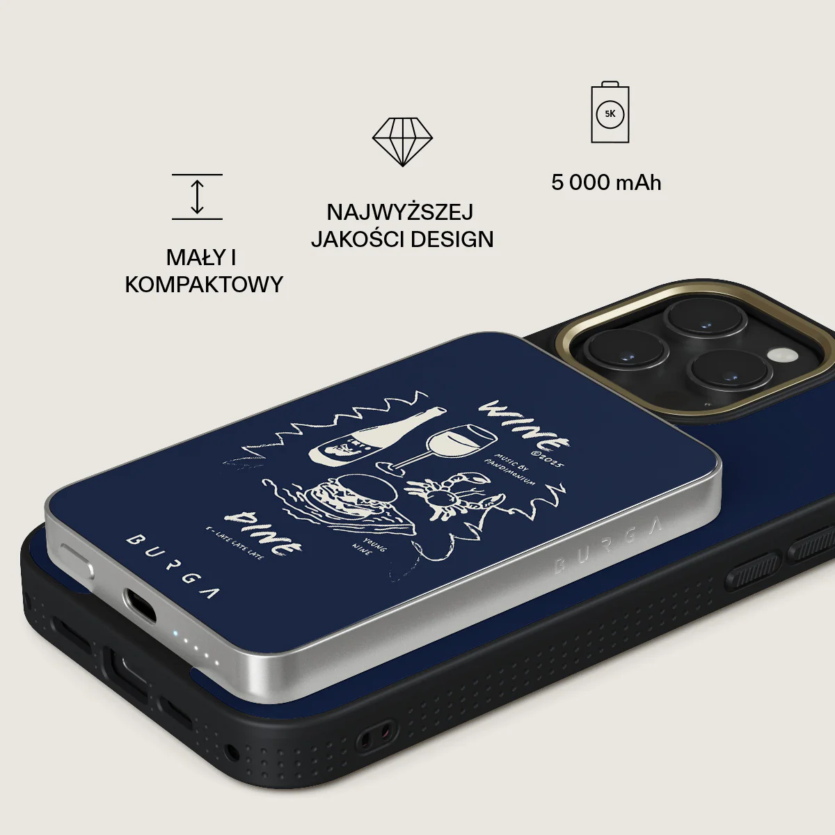 Wine & Dine - Magnetyczny power bank - Image 12
