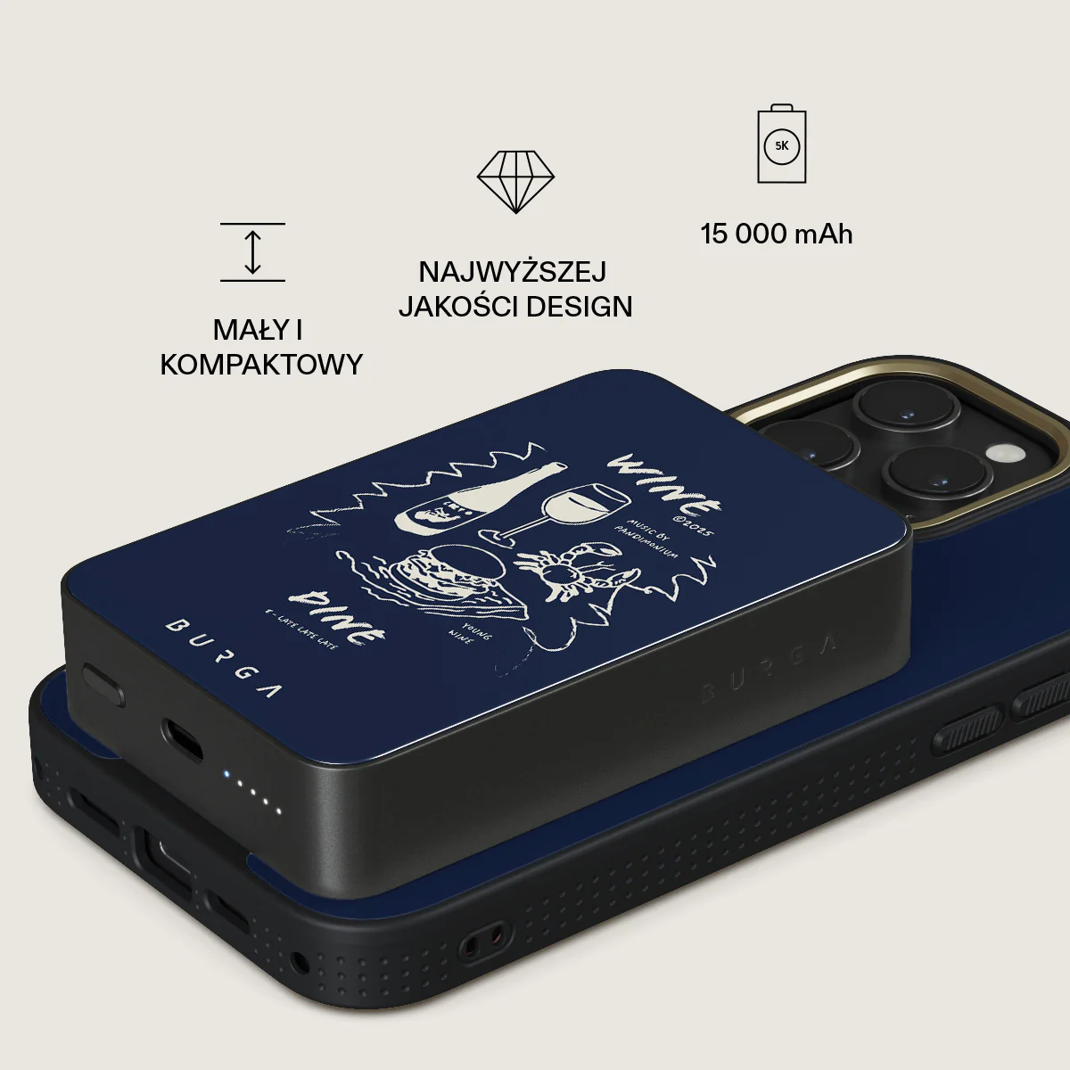 Wine & Dine - Magnetyczny power bank - Image 32