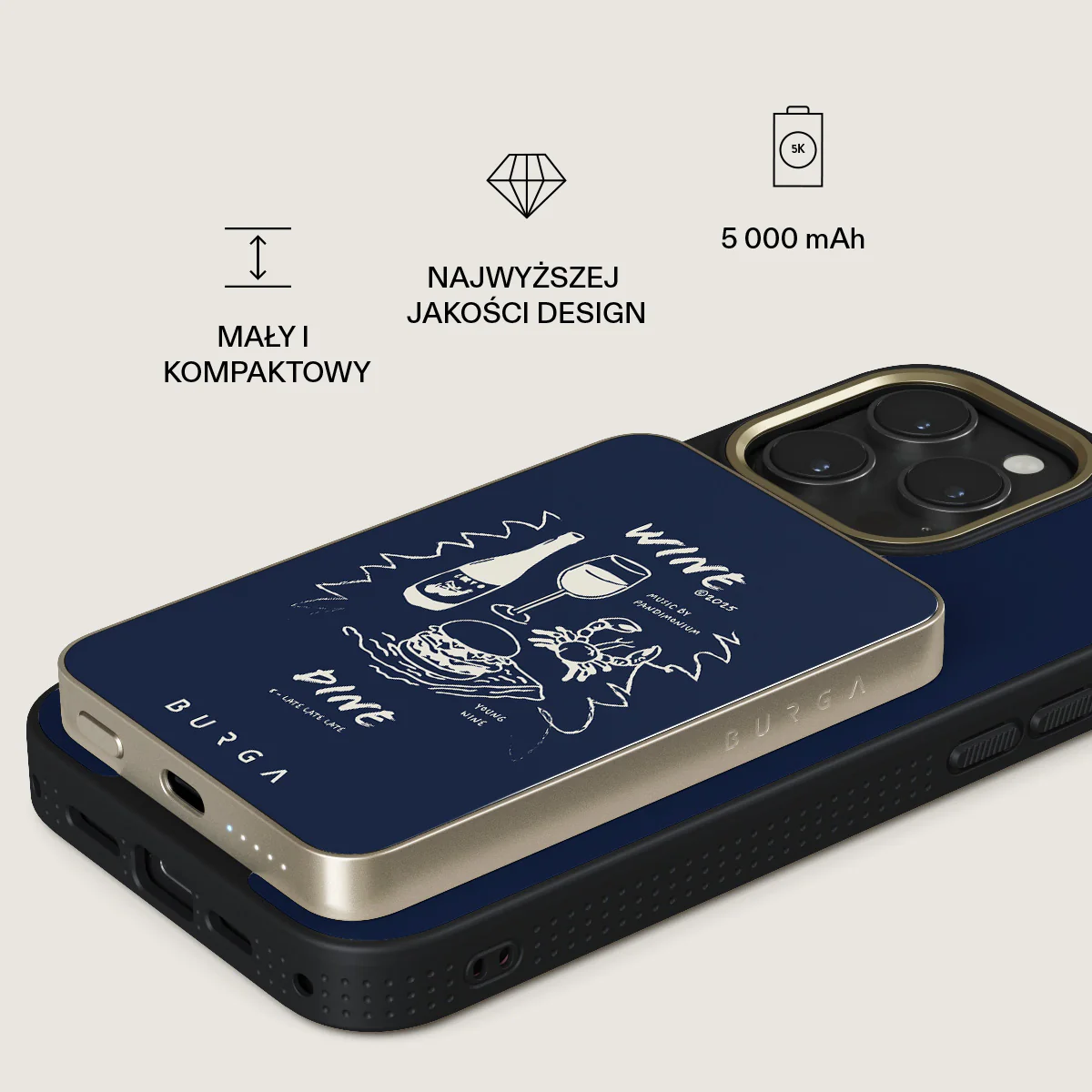 Wine & Dine - Magnetyczny power bank - Image 7