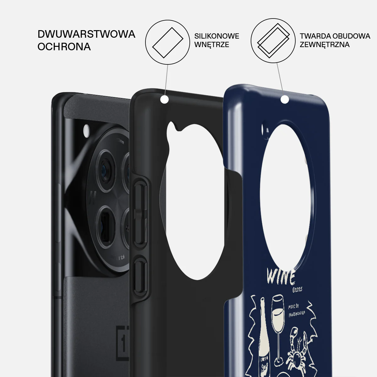 Wine & Dine - OnePlus 12 Etui - Image 2