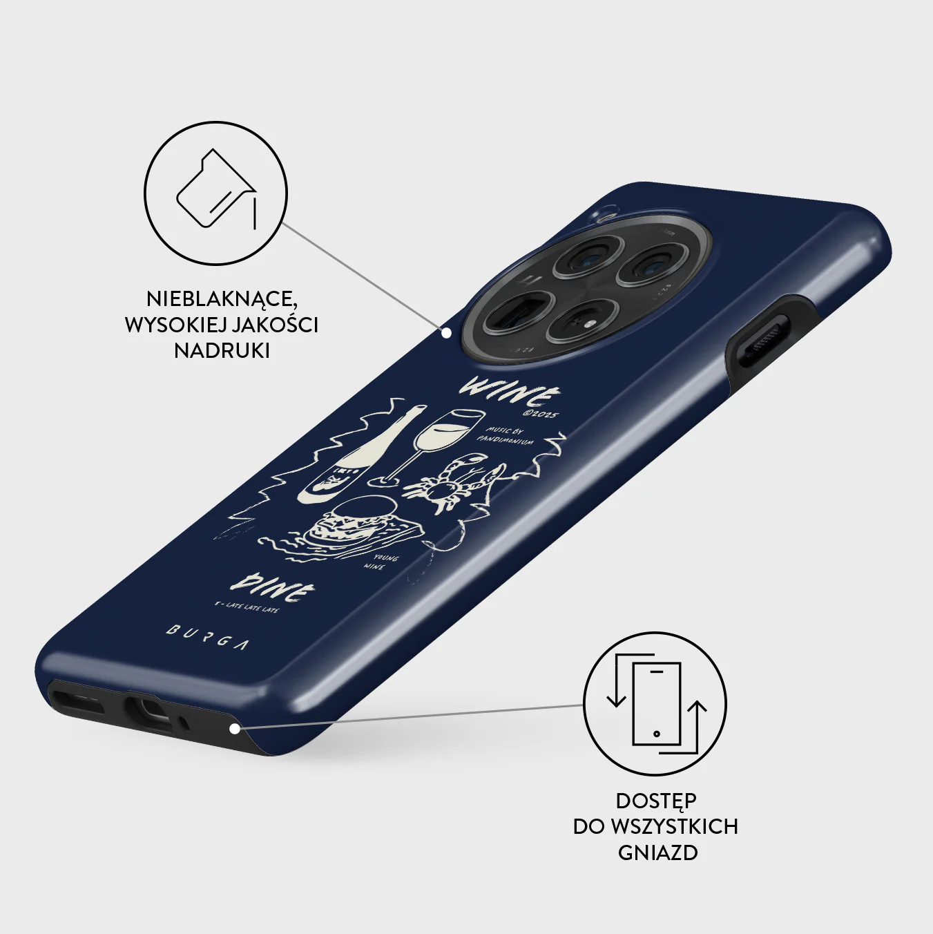 Wine & Dine - OnePlus 12 Etui - Image 3