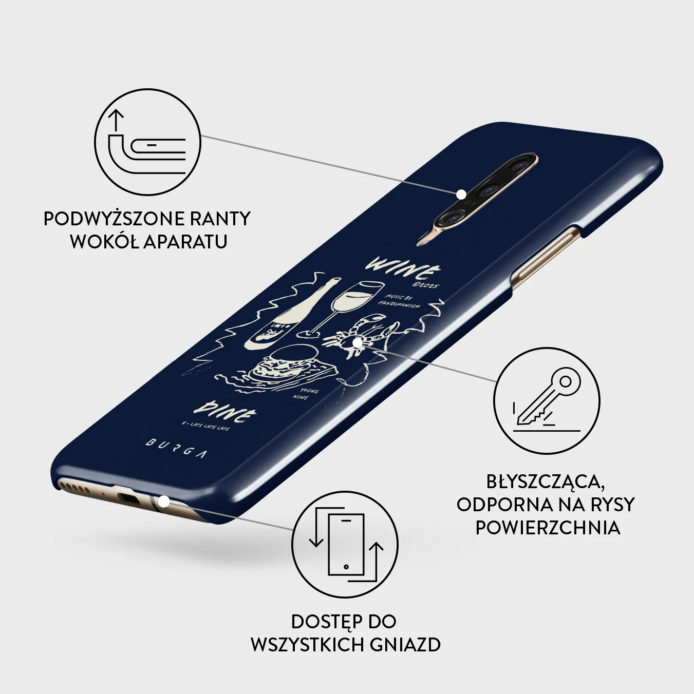 Wine & Dine - OnePlus 7 Pro / 7T Pro Etui - Image 3