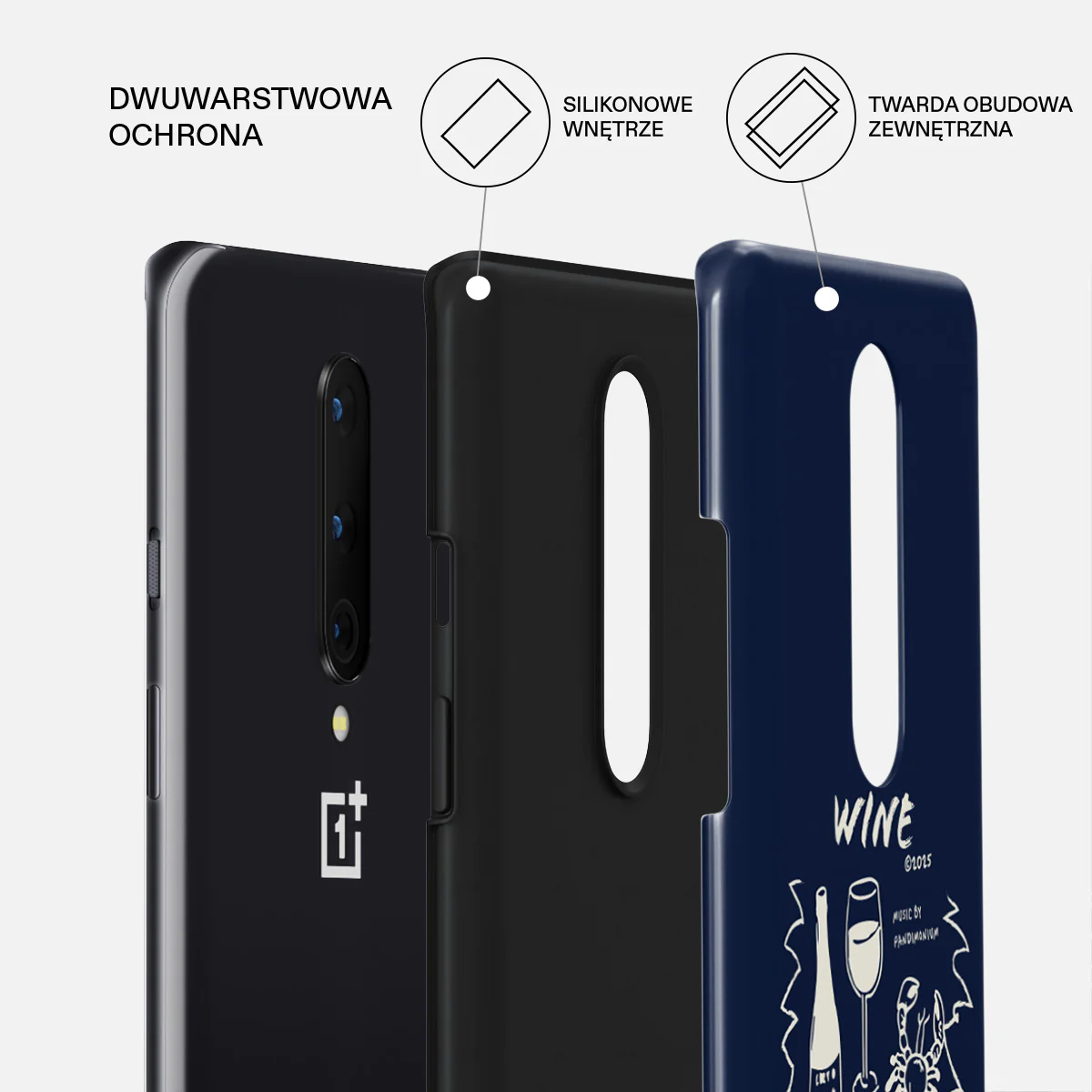 Wine & Dine - OnePlus 8 Etui - Image 2