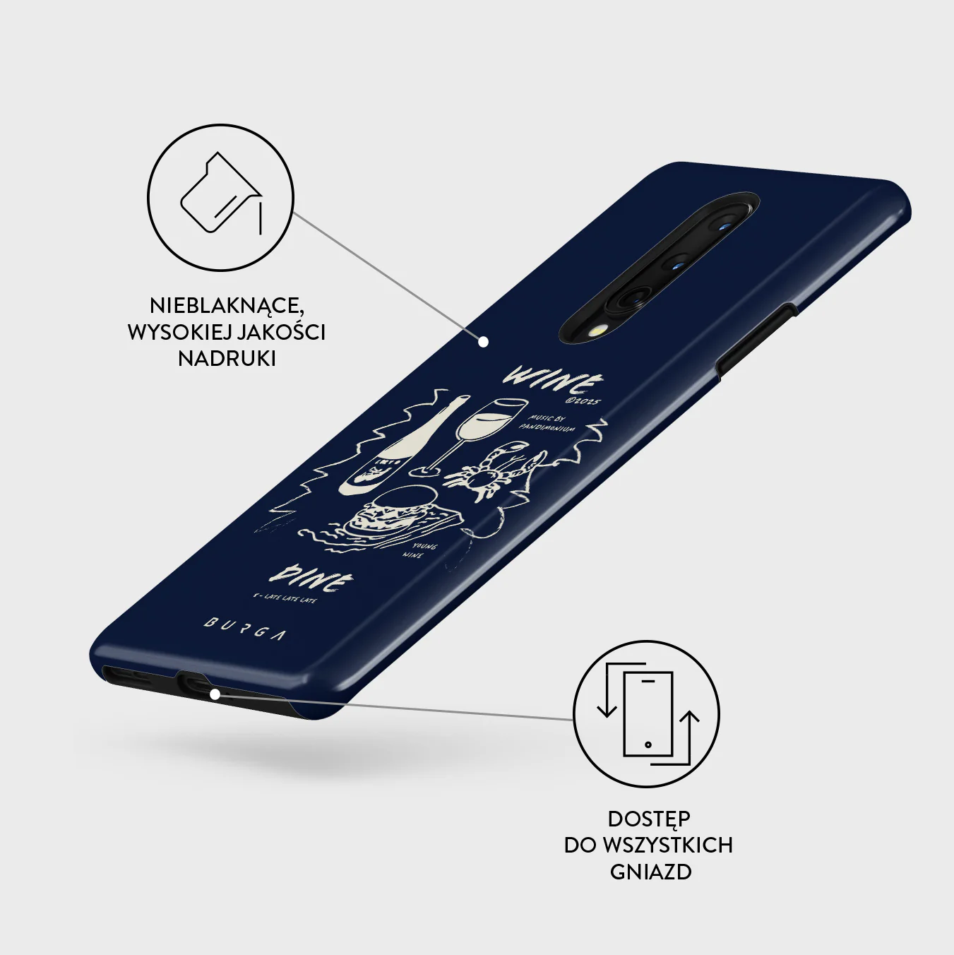 Wine & Dine - OnePlus 8 Etui - Image 3