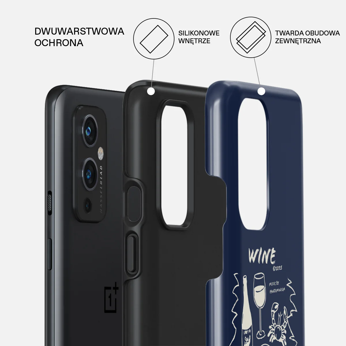 Wine & Dine - OnePlus 9 Etui - Image 2