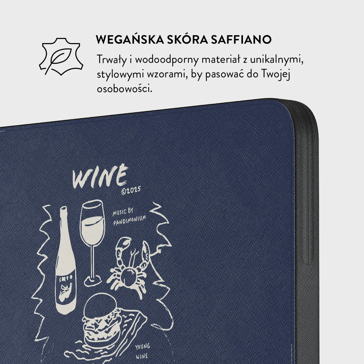 Wine & Dine - Pokrowiec na laptopa - Image 6