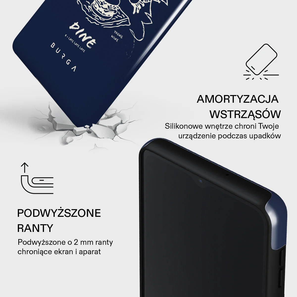 Wine & Dine - Samsung Galaxy A12 4G Etui - Image 4
