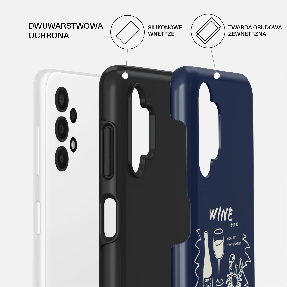 Wine & Dine - Samsung Galaxy A13 4G Etui - Image 2