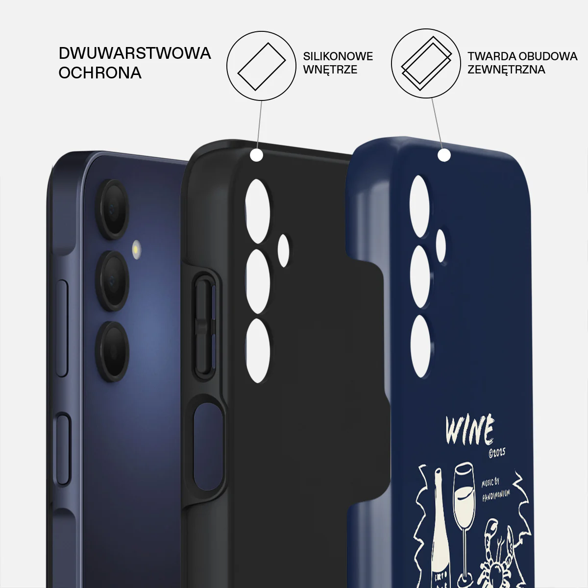 Wine & Dine - Samsung Galaxy A15 4G / 5G Etui - Image 2