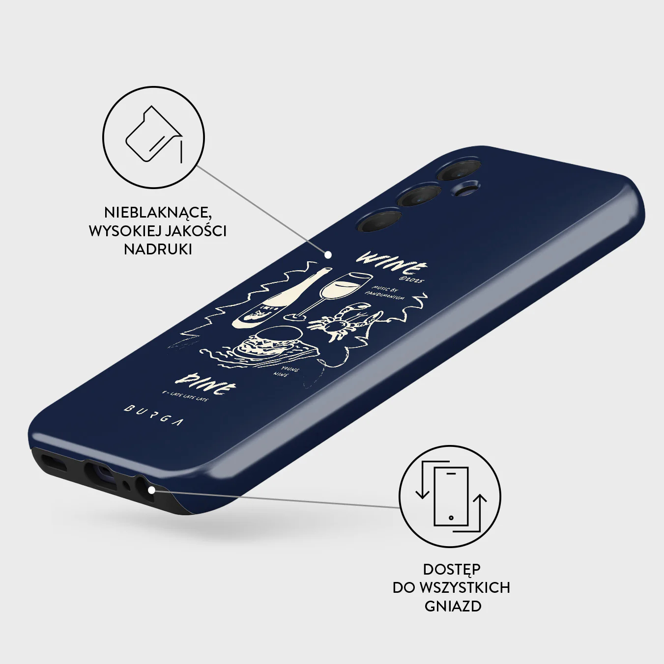 Wine & Dine - Samsung Galaxy A15 4G / 5G Etui - Image 3